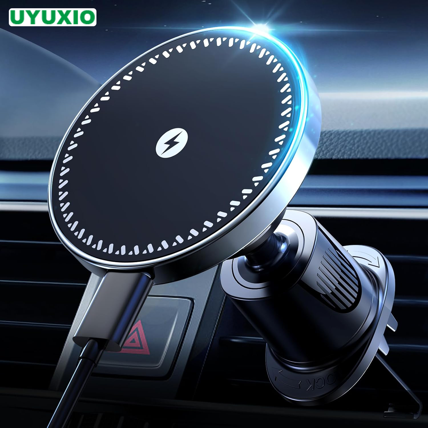 Phone Cooling Fan - UYUXIO Magnet Wireless Car Charger 15W