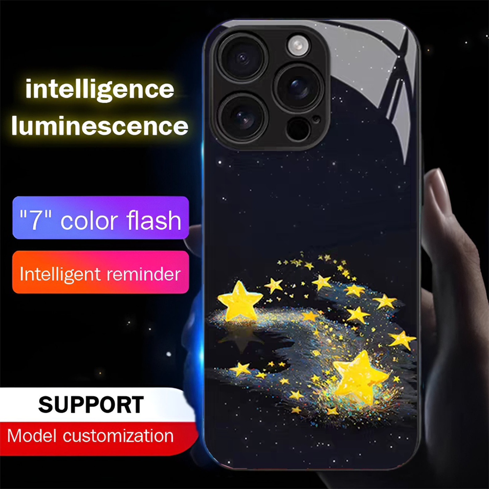 Led Flash Case - Fashion Gifts Stars Cartoon Sound Control