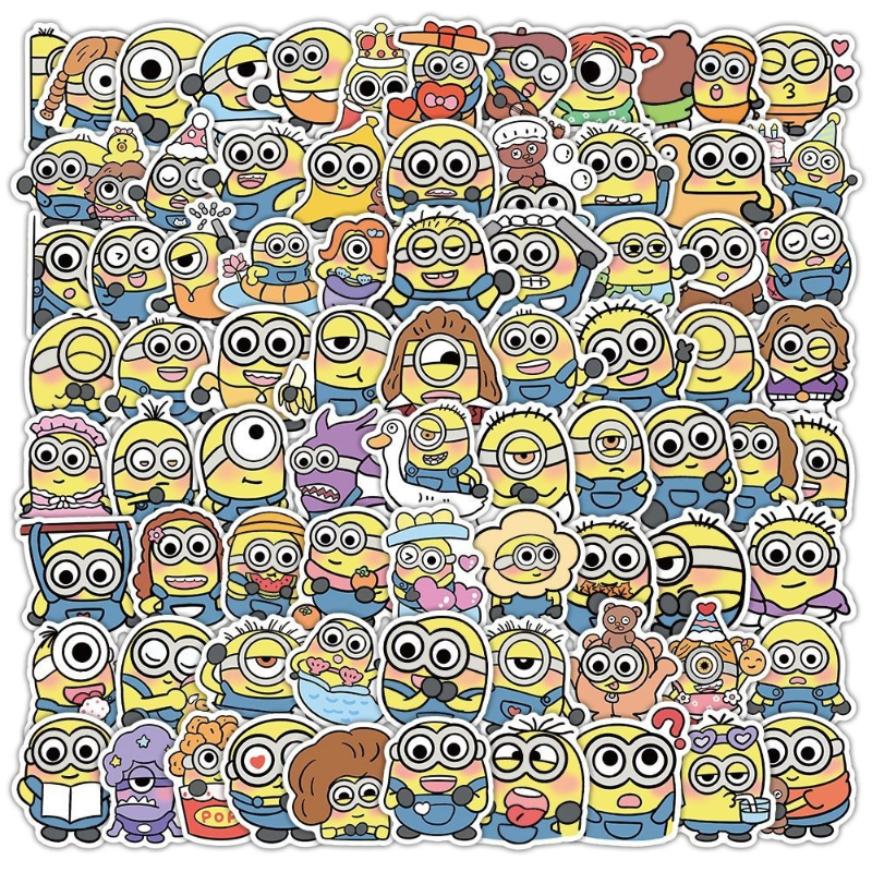 Phone Accessories Wholesale - Minions movie anime cartoon cute 102pcs