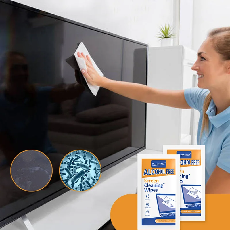 Phone Accessories Display - 40 Pack PC Cleaners Wipes -