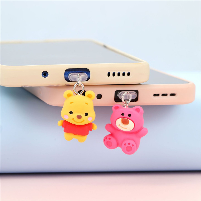 Phone Accessories Wholesale - Potdemiel 3D Lotso Phone Anti-Dust Plug