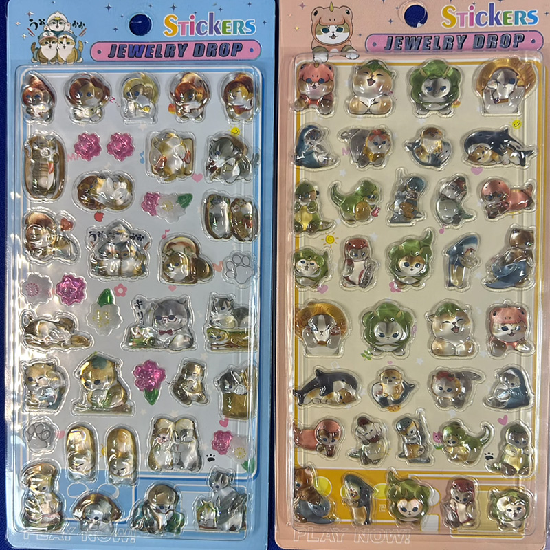 Phone Accessories Toys - Japanese Style Shark Cat 3D Relief