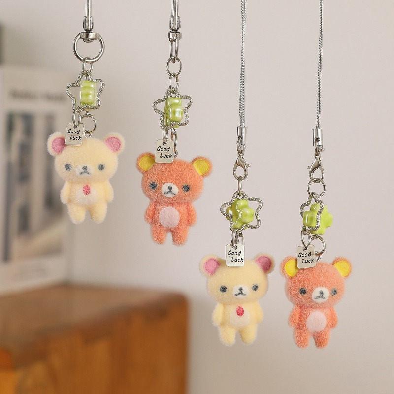 Phone Accessories Toys - Kawaii Rilakkumas Easy Bear Keychains Lazybear
