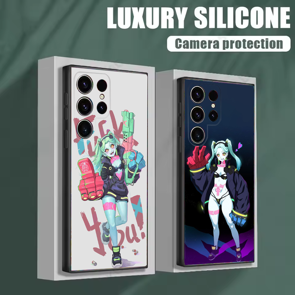 Led Flash Case - Rebecca C-Cyberpunk E-Edgerunners Phone Case For