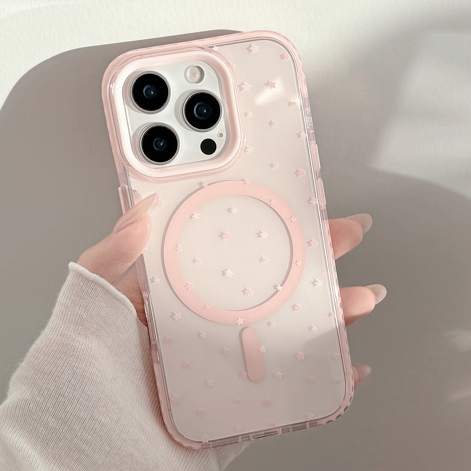 Korean Style Full Screen Pink  - Phone Accessories Display avis et prix