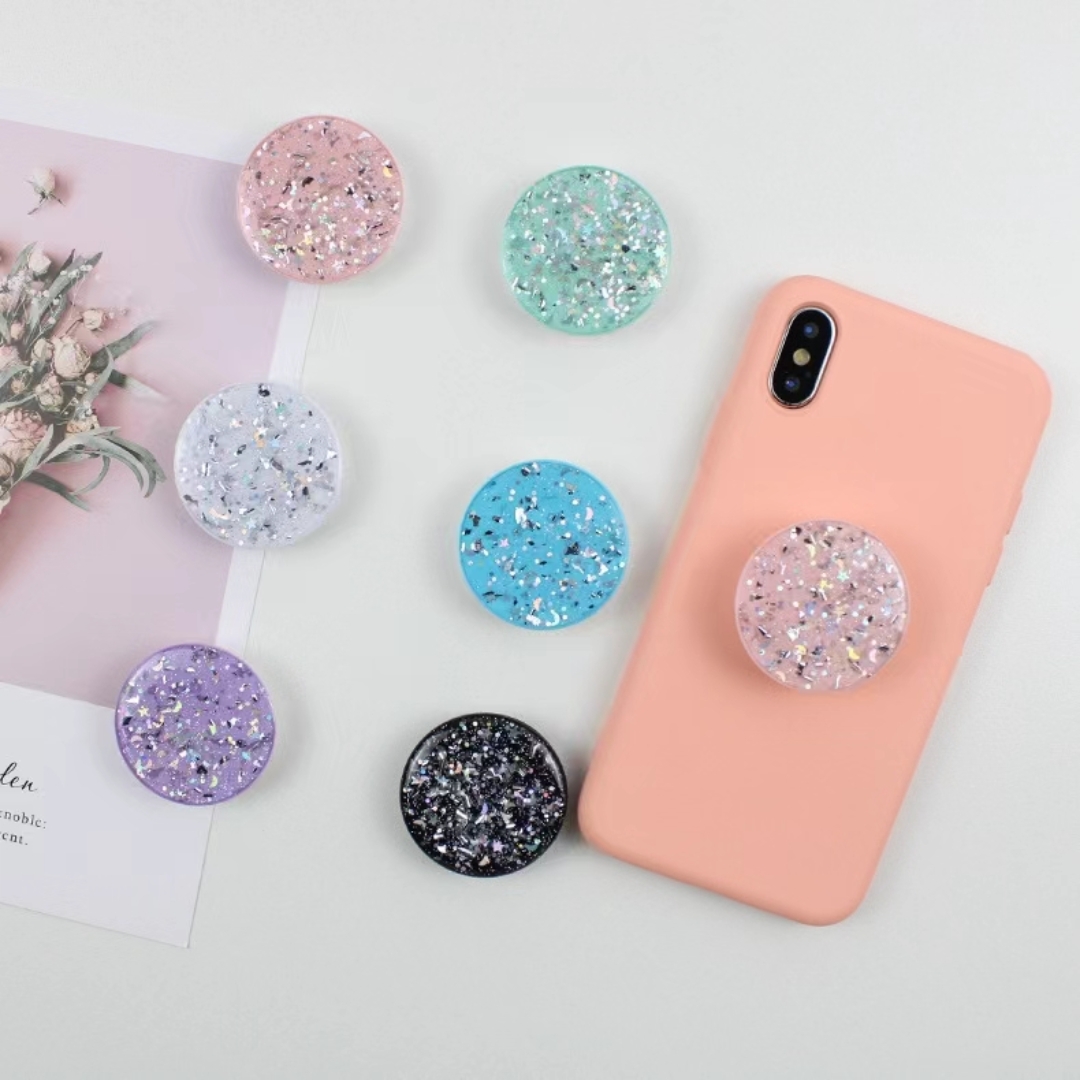 Round Glitter Phone Holder Rin - Phone Accessories Wholesale avis et prix