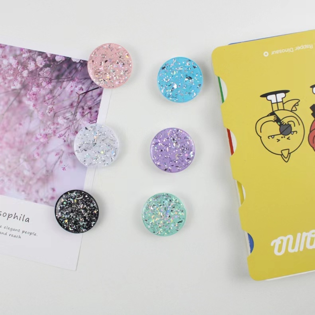 Round Glitter Phone Holder Rin - Phone Accessories Wholesale avis et prix