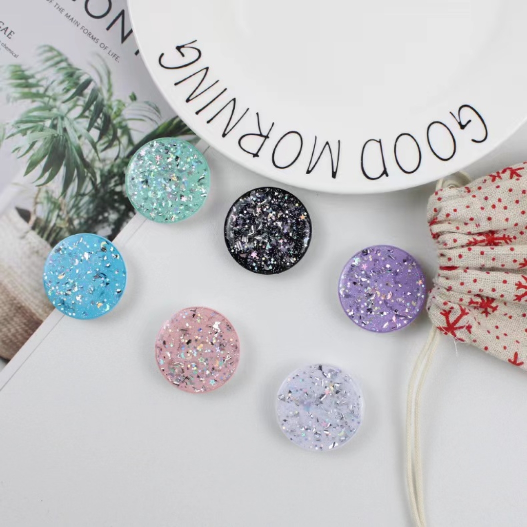 Round Glitter Phone Holder Rin - Phone Accessories Wholesale avis et prix