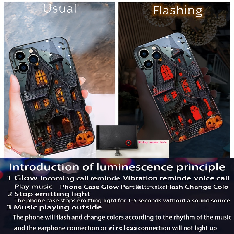 Halloween Themed Castle Lumino - Led Flash Case avis et prix