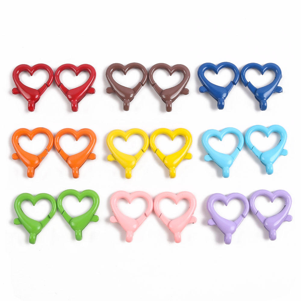 5pcs Multicoloured Alloy Heart - Phone Accessories Jewelry avis et prix