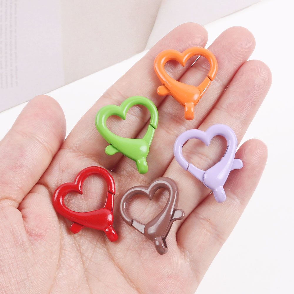5pcs Multicoloured Alloy Heart - Phone Accessories Jewelry avis et prix