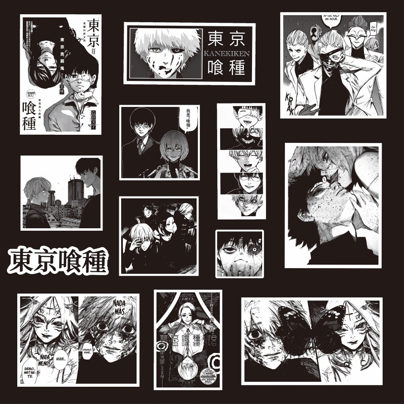 70pcs Black White Hot Anime To - Phone Accessories Tokyo avis et prix