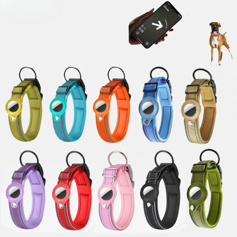 AirTag Dog Collar Reflective D - Airtag Holder Case avis et prix