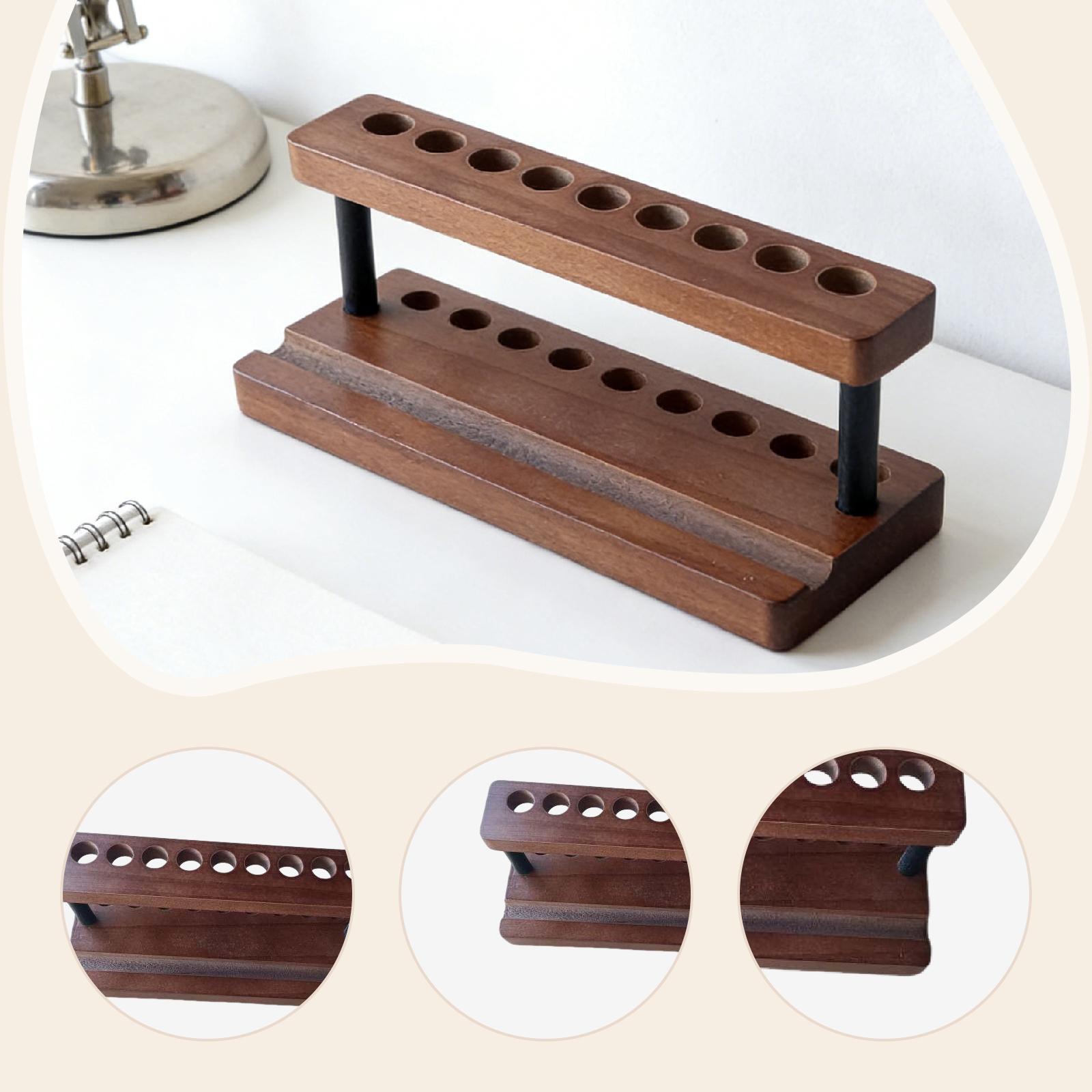Wooden Pen Stand Desk Organize - Phone Accessories Rack Display avis et prix