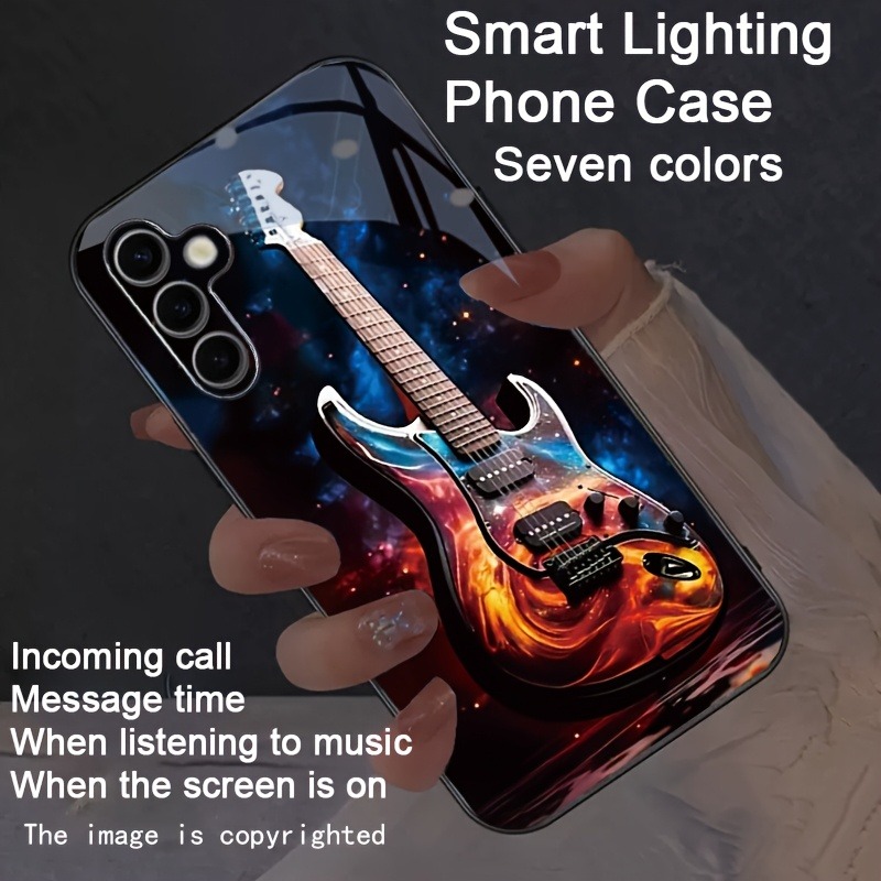 Starry Sky Guitar Luminous Cas - Led Flash Case avis et prix