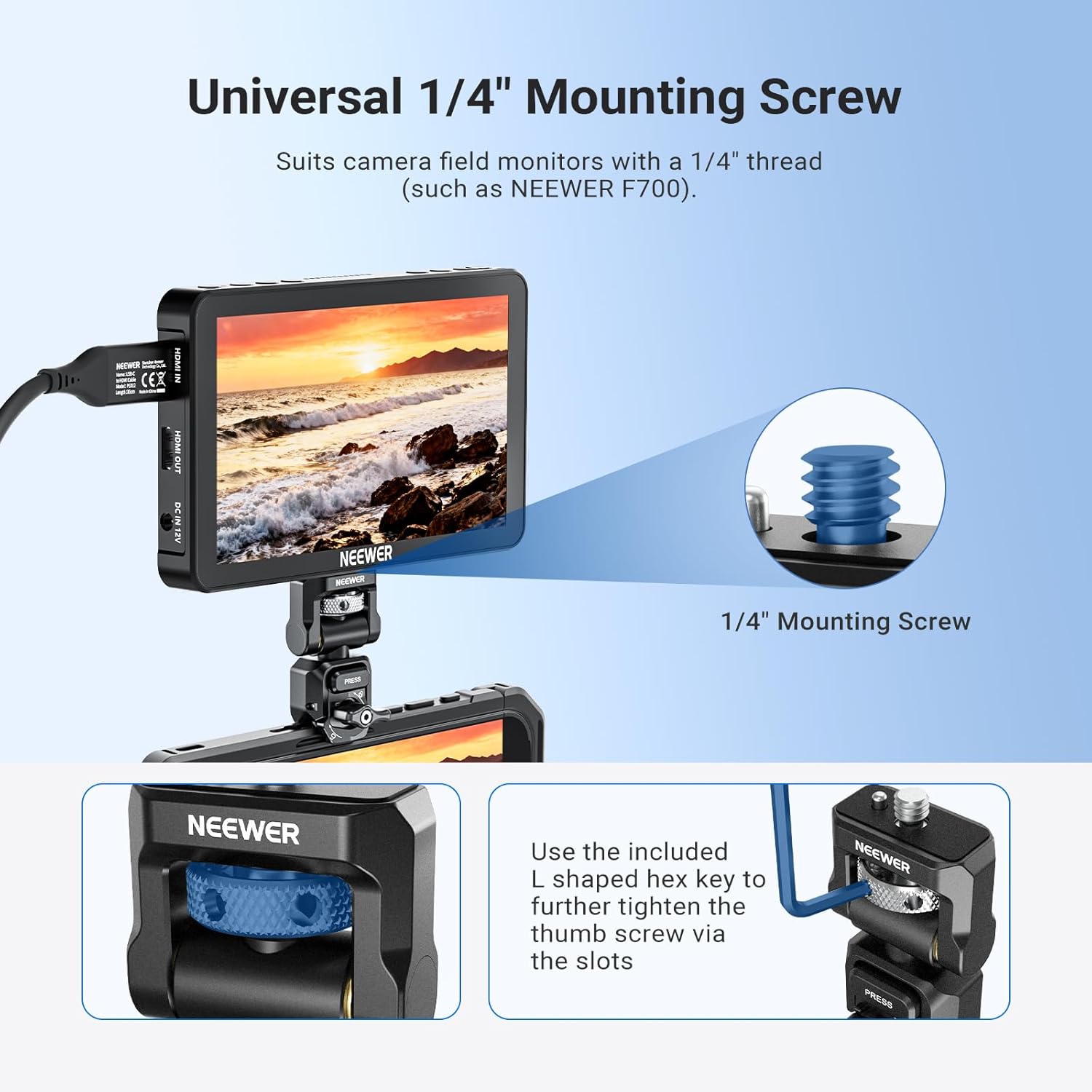 NEEWER Quick Release Monitor M - Phone Accessories Video avis et prix