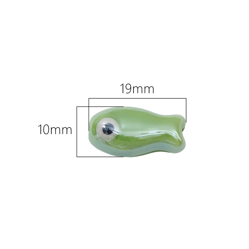 10Pcs Vintage Fish Ceramic Bea - Phone Accessories Jewelry avis et prix