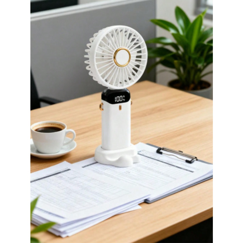 1pc Handheld Electric Fan With - Phone Cooling Fan avis et prix