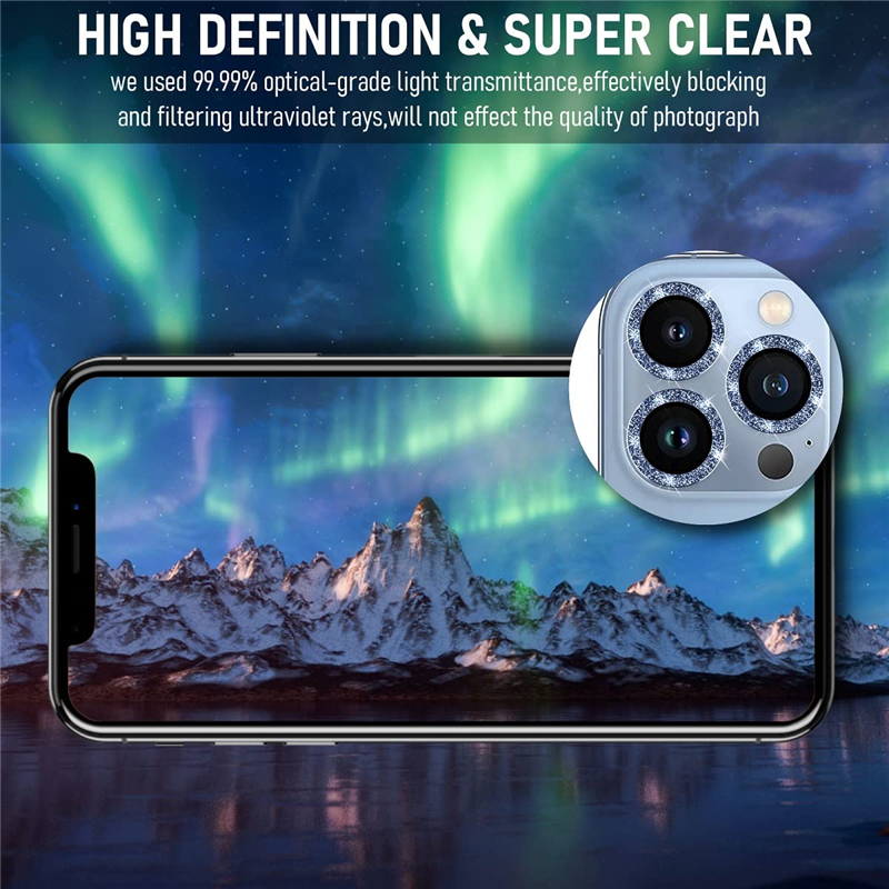 1 Set Metal Ring Glass Camera  - Phone Accessories Kit avis et prix