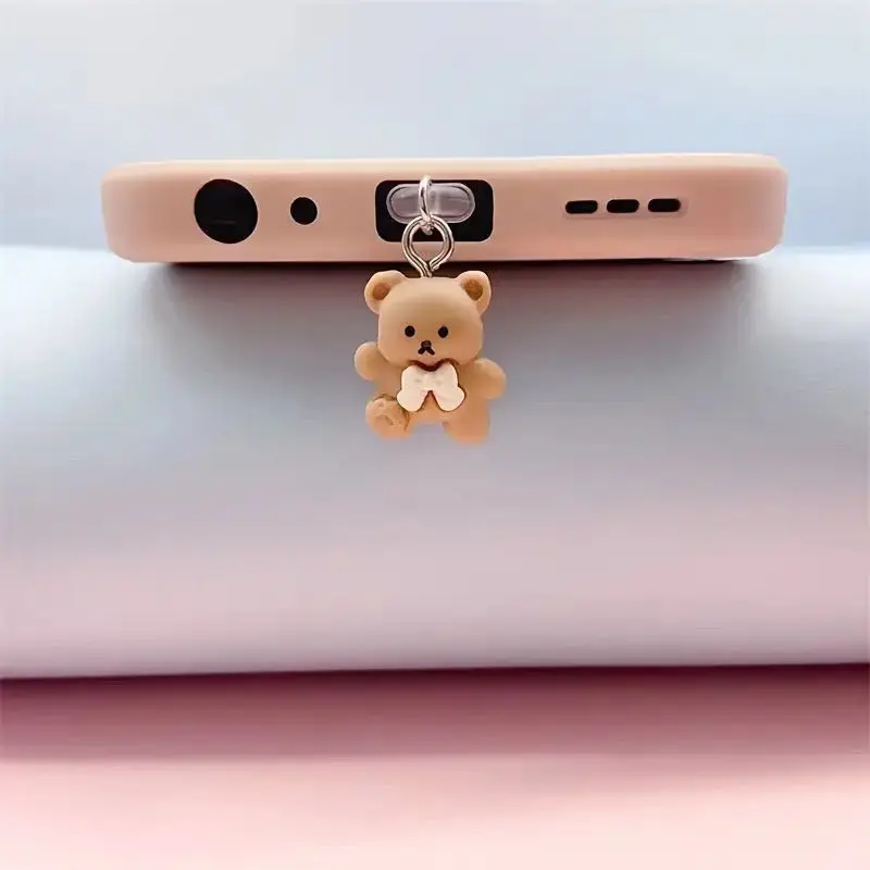Cute Bear Phone Dust Plug Deco - Phone Accessories Wholesale avis et prix