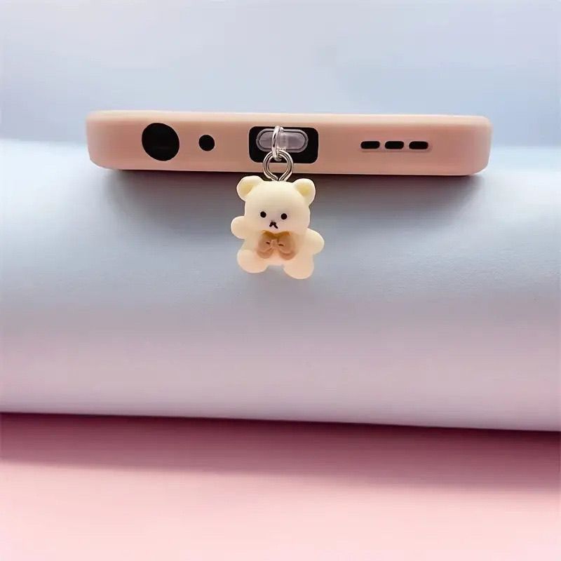 Cute Bear Phone Dust Plug Deco - Phone Accessories Wholesale avis et prix