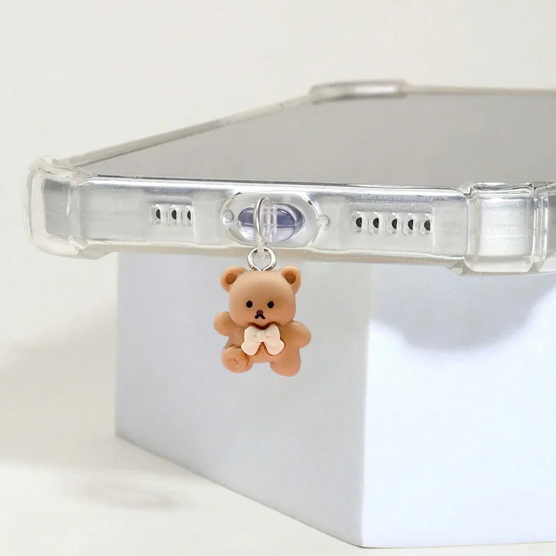 Cute Bear Phone Dust Plug Deco - Phone Accessories Wholesale avis et prix