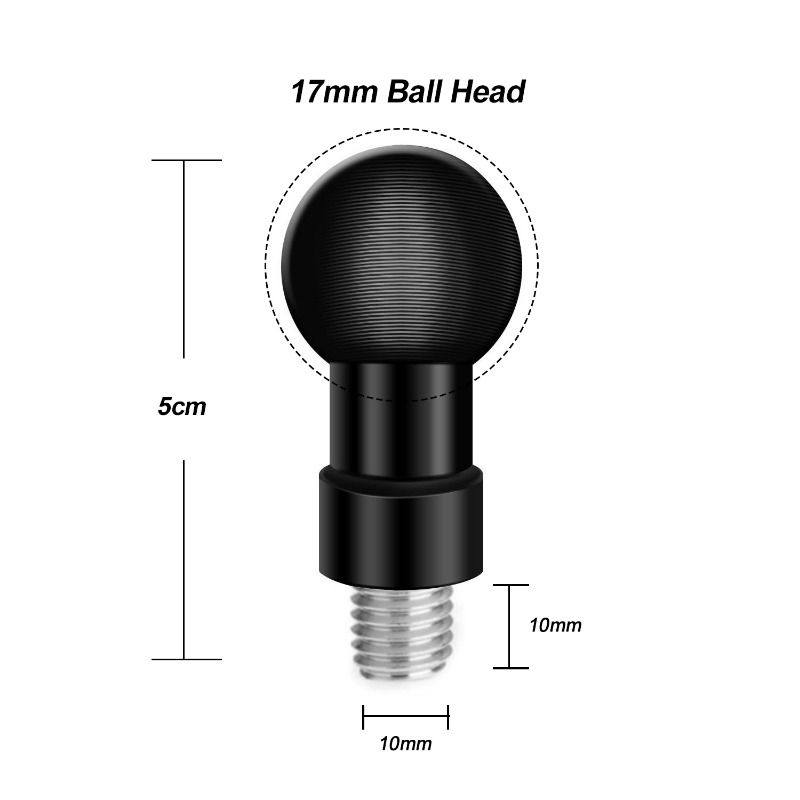 Aluminum 17mm Ball Head Adapte - Phone Accessories Video avis et prix
