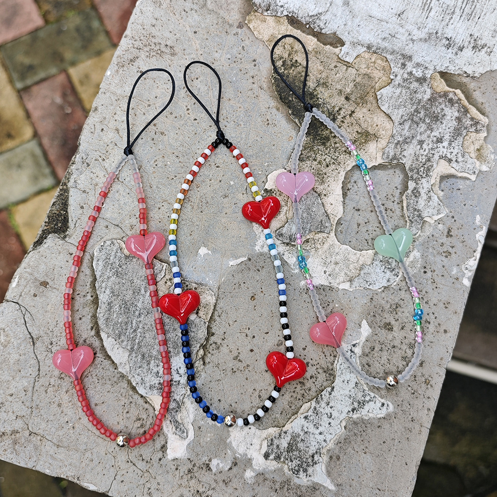 HERLOOK Y2K Beaded Heart Phone - Phone Accessories For Teen Girls avis et prix