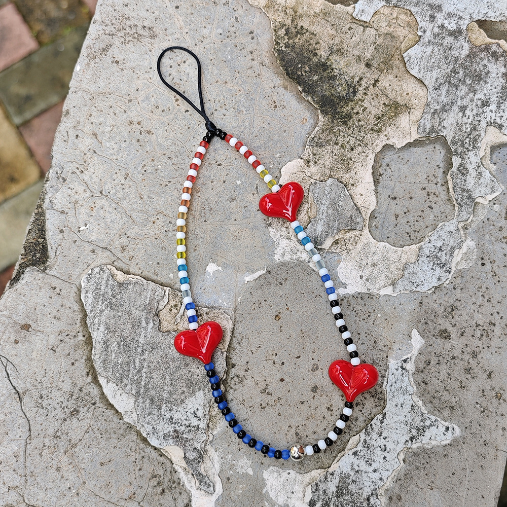HERLOOK Y2K Beaded Heart Phone - Phone Accessories For Teen Girls avis et prix