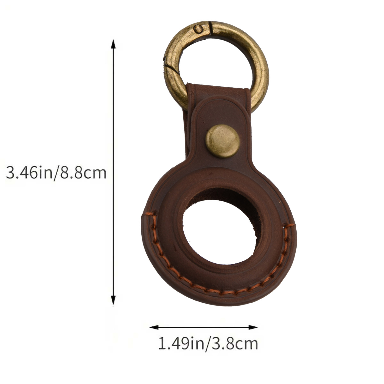 1PCS Cowhide Leather AirTag Ca - Airtag Holder Case avis et prix