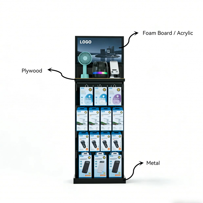 custom.Price Double-sided Meta - Phone Accessories Rack Display avis et prix