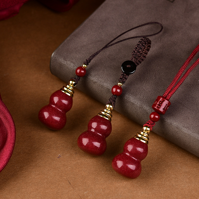 Luxury Red Cinnabar The Gourd  - Phone Accessories Red avis et prix