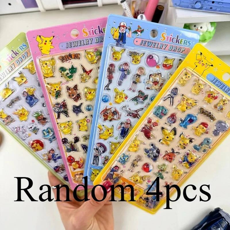 Kawaii Pokemon Pikachu Sticker - Phone Accessories Toys avis et prix