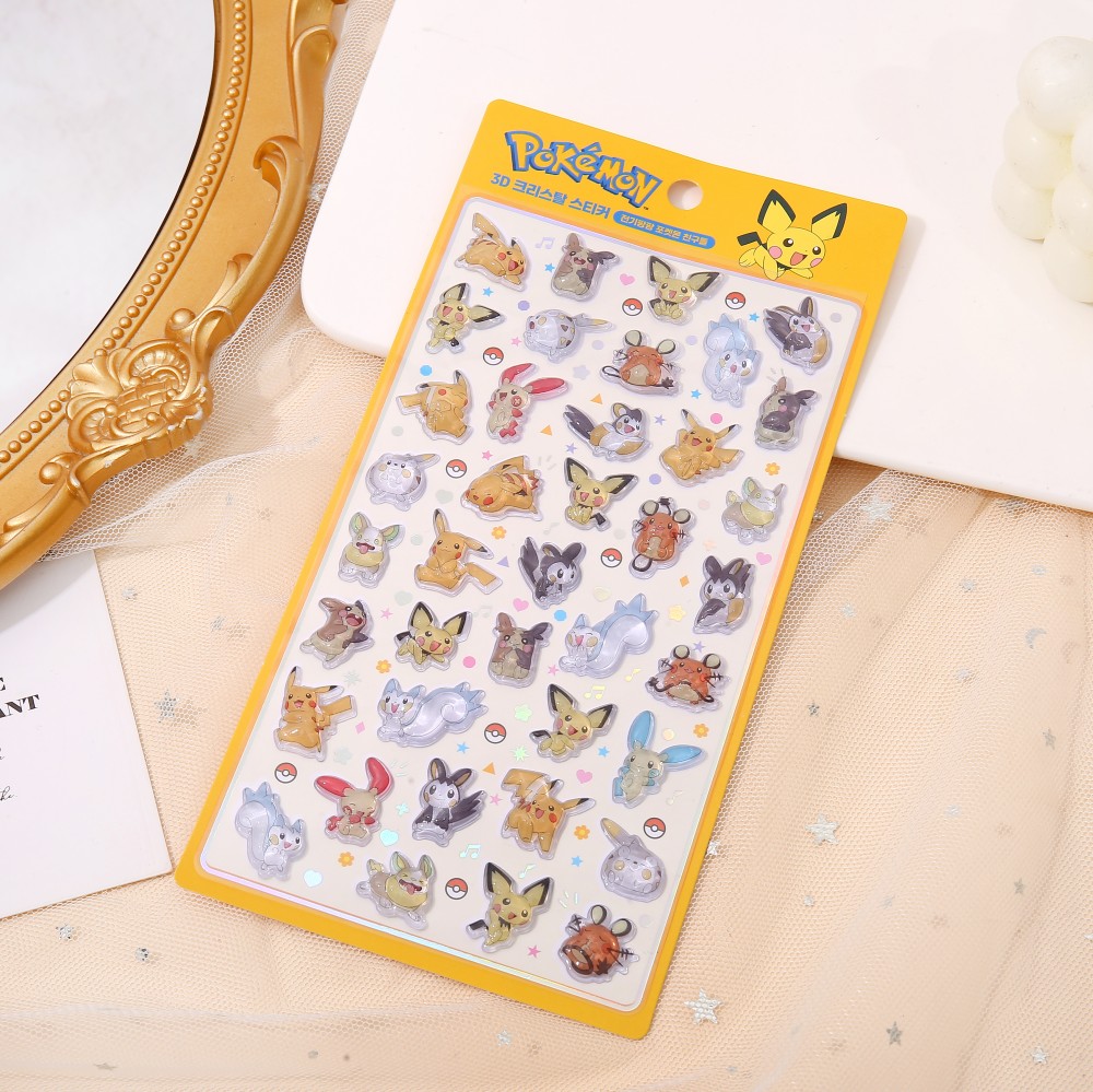 Kawaii Pokemon Pikachu Sticker - Phone Accessories Toys avis et prix