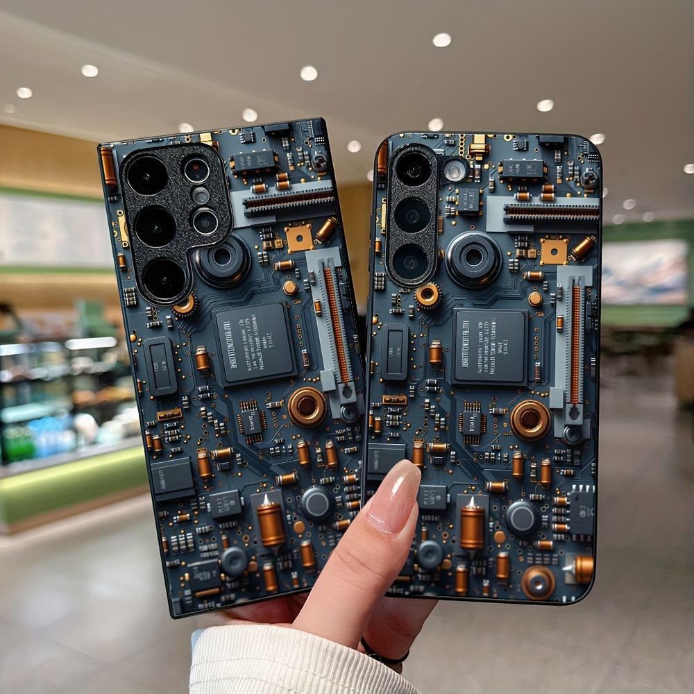 Circuit board pattern glass ph - Led Flash Case avis et prix