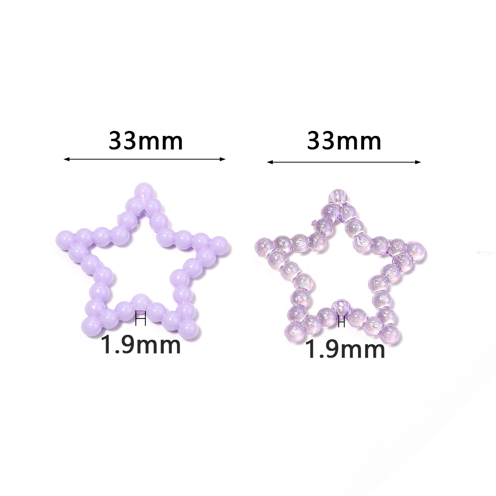 30pcs/lot 33mm Acrylic Hollow  - Phone Accessories Jewelry avis et prix