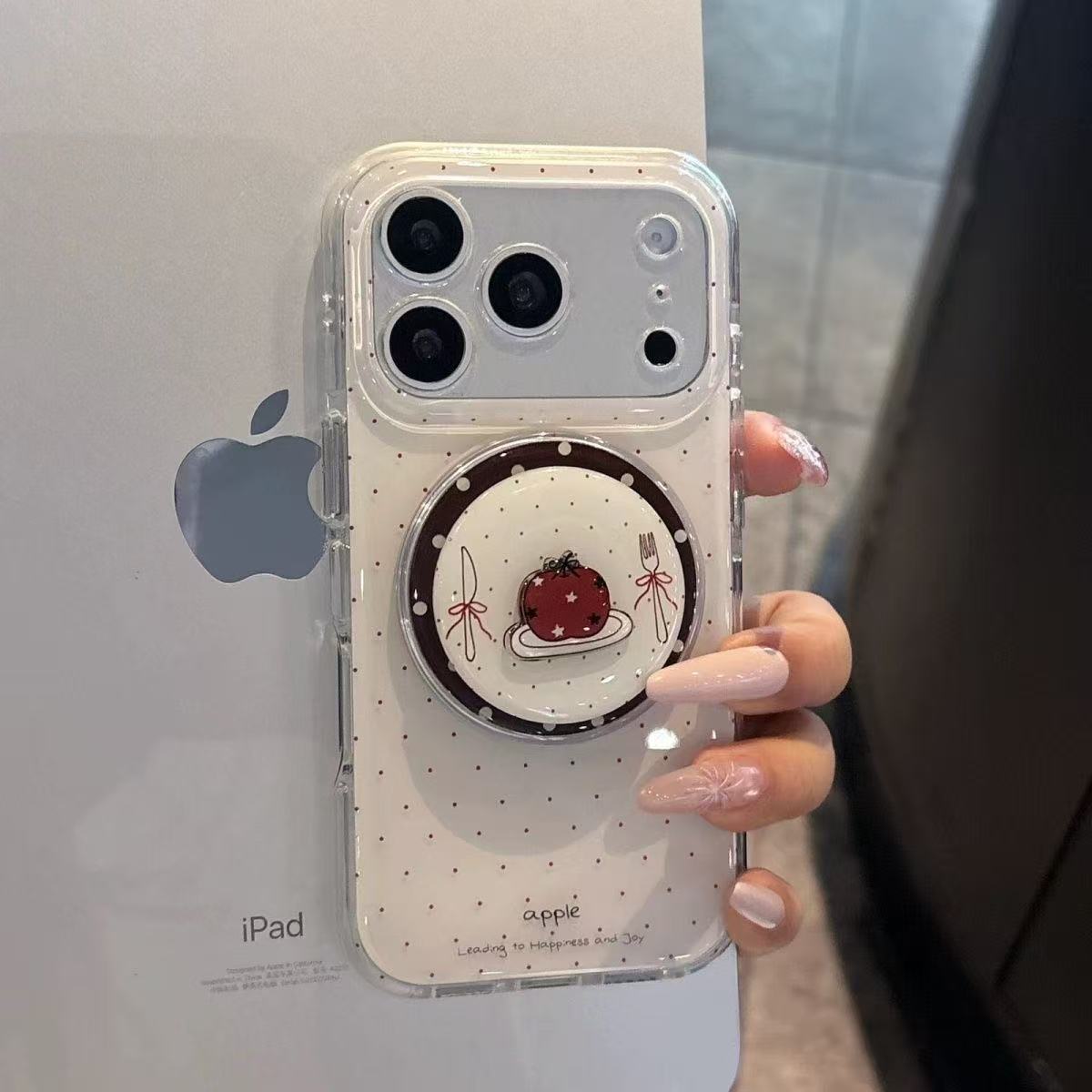 Vintage Red Apple Phone Magnet - Phone Accessories Red avis et prix