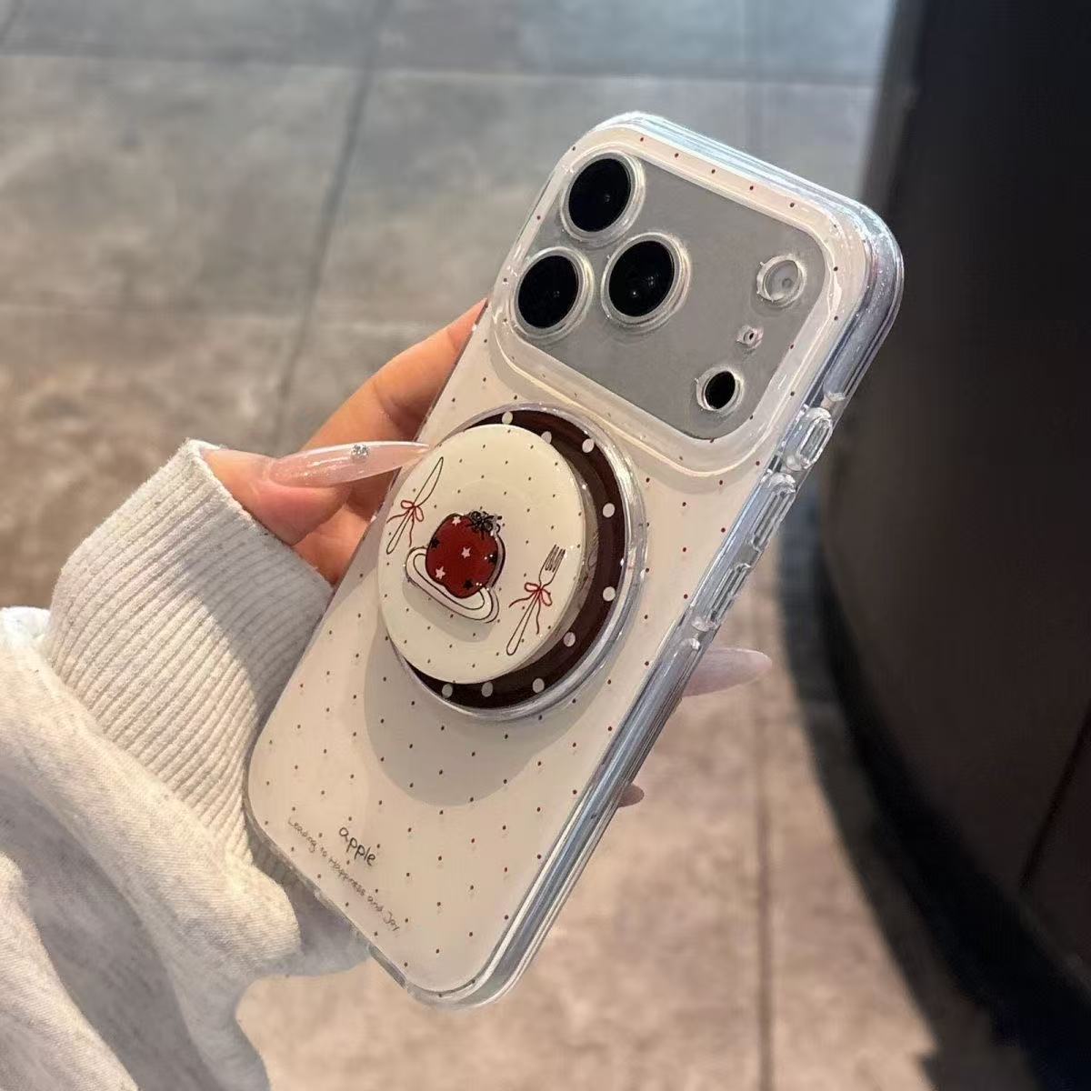 Vintage Red Apple Phone Magnet - Phone Accessories Red avis et prix