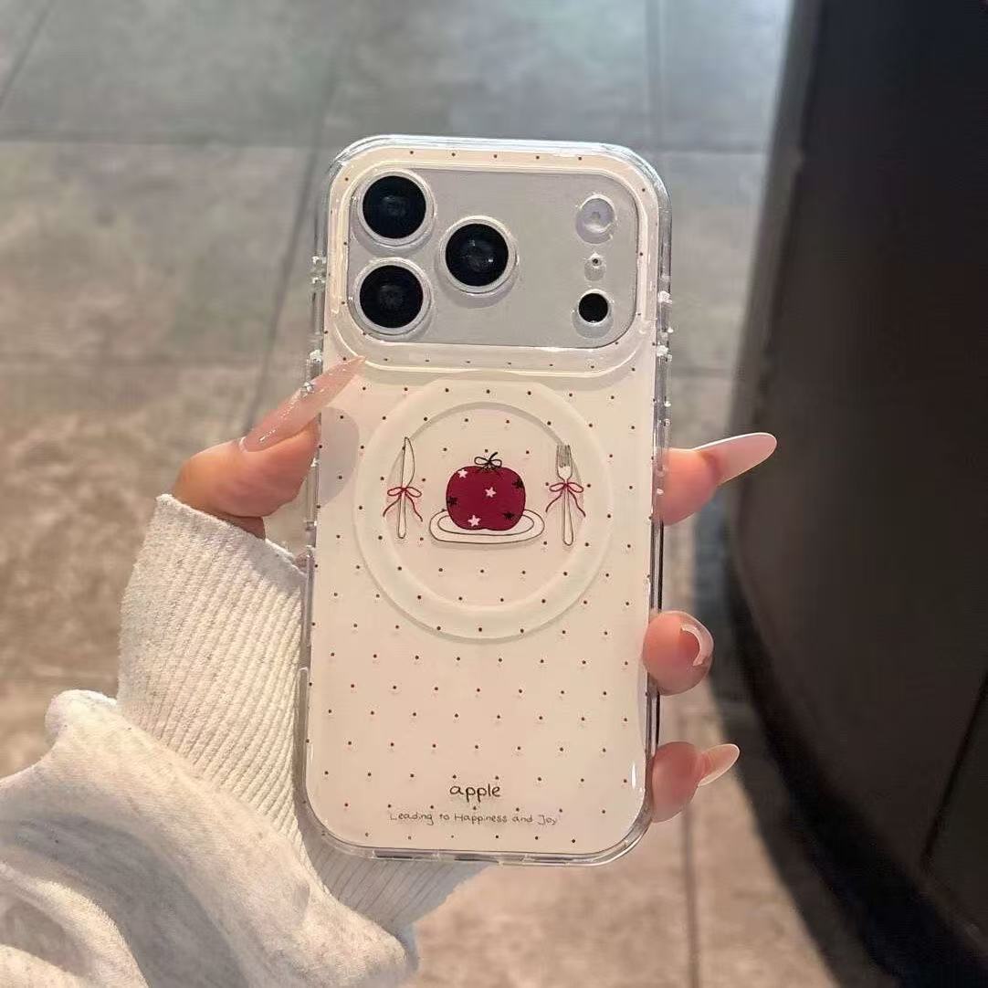 Vintage Red Apple Phone Magnet - Phone Accessories Red avis et prix