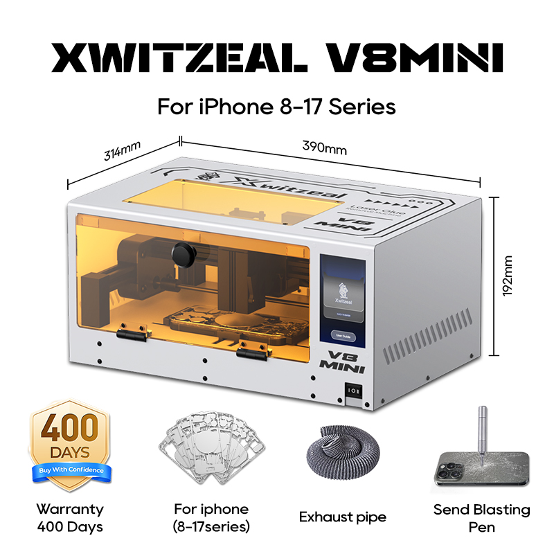Xwitzeal® V8 MINI Laser Glue R - Phone Accessories Kit avis et prix