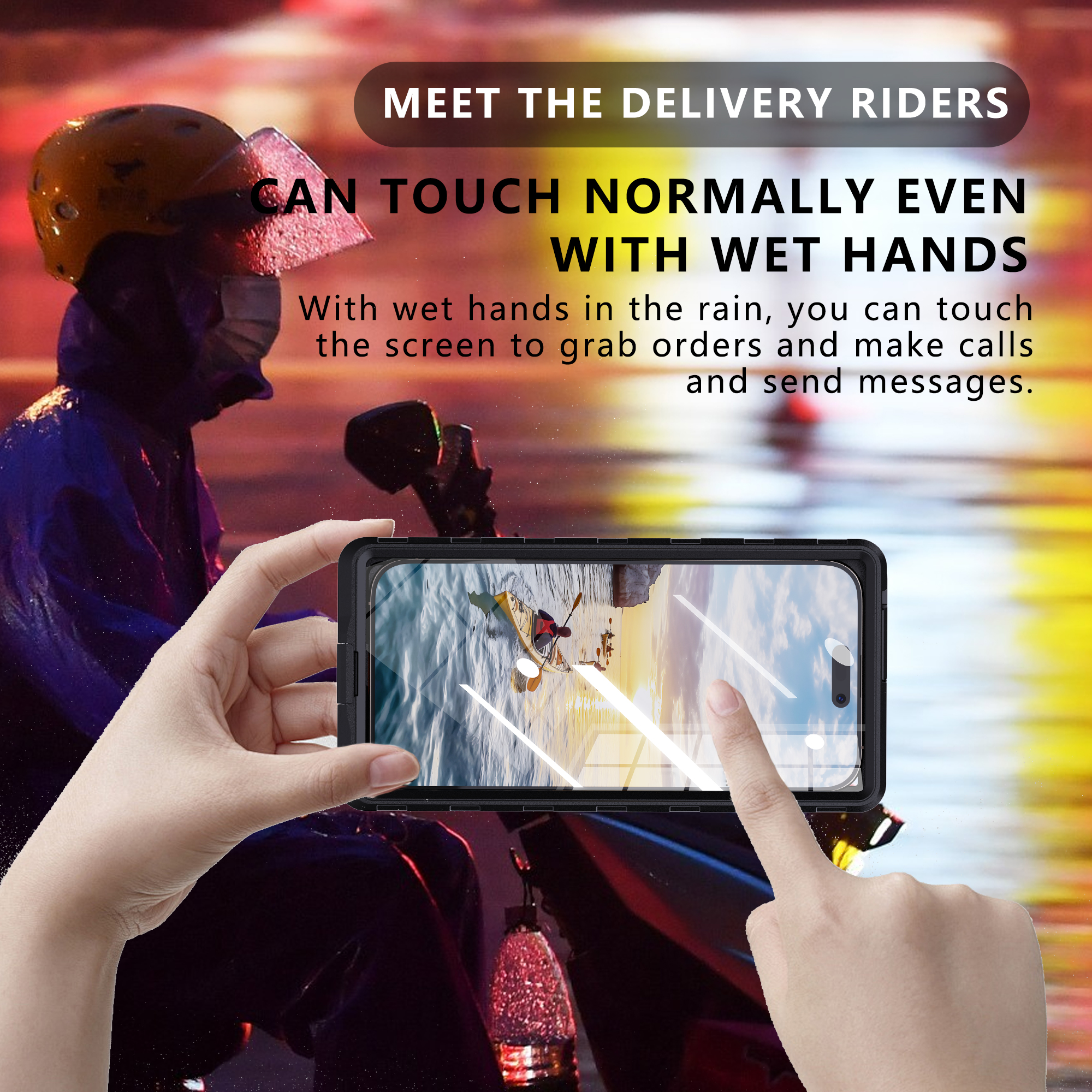 Shellbox-IP68 Waterproof Phone - Phone Accessories Display avis et prix