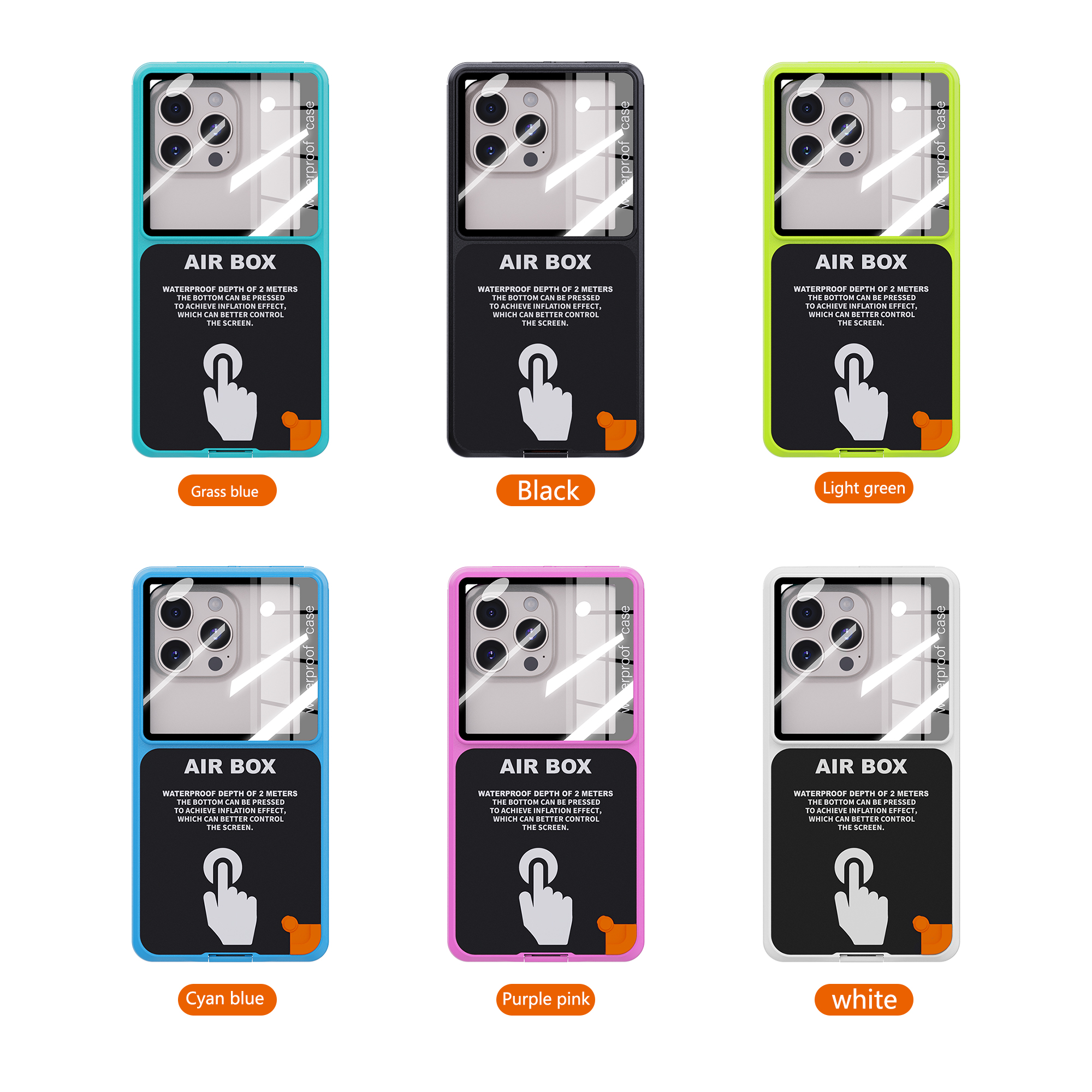 Shellbox-IP68 Waterproof Phone - Phone Accessories Display avis et prix
