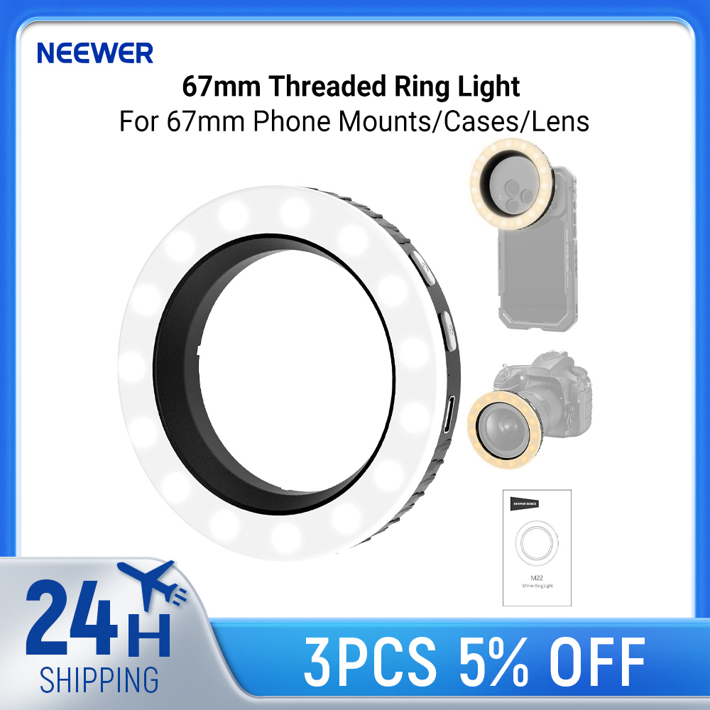 NEEWER Basics 67mm Threaded Ri - Led Flash Case avis et prix