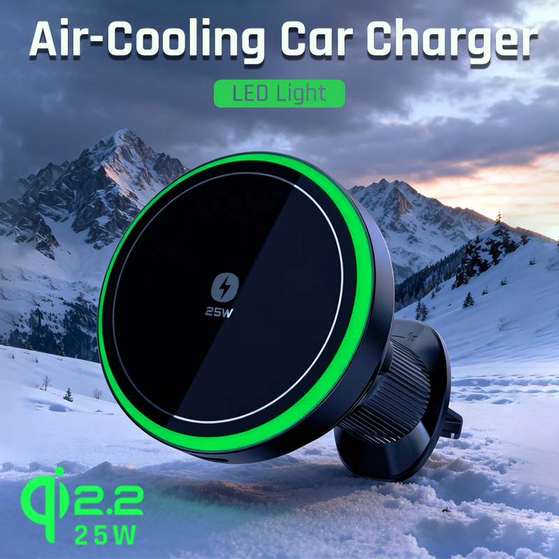 Qi2.2 25W Car Magnetic Wireles - Phone Cooling Fan avis et prix