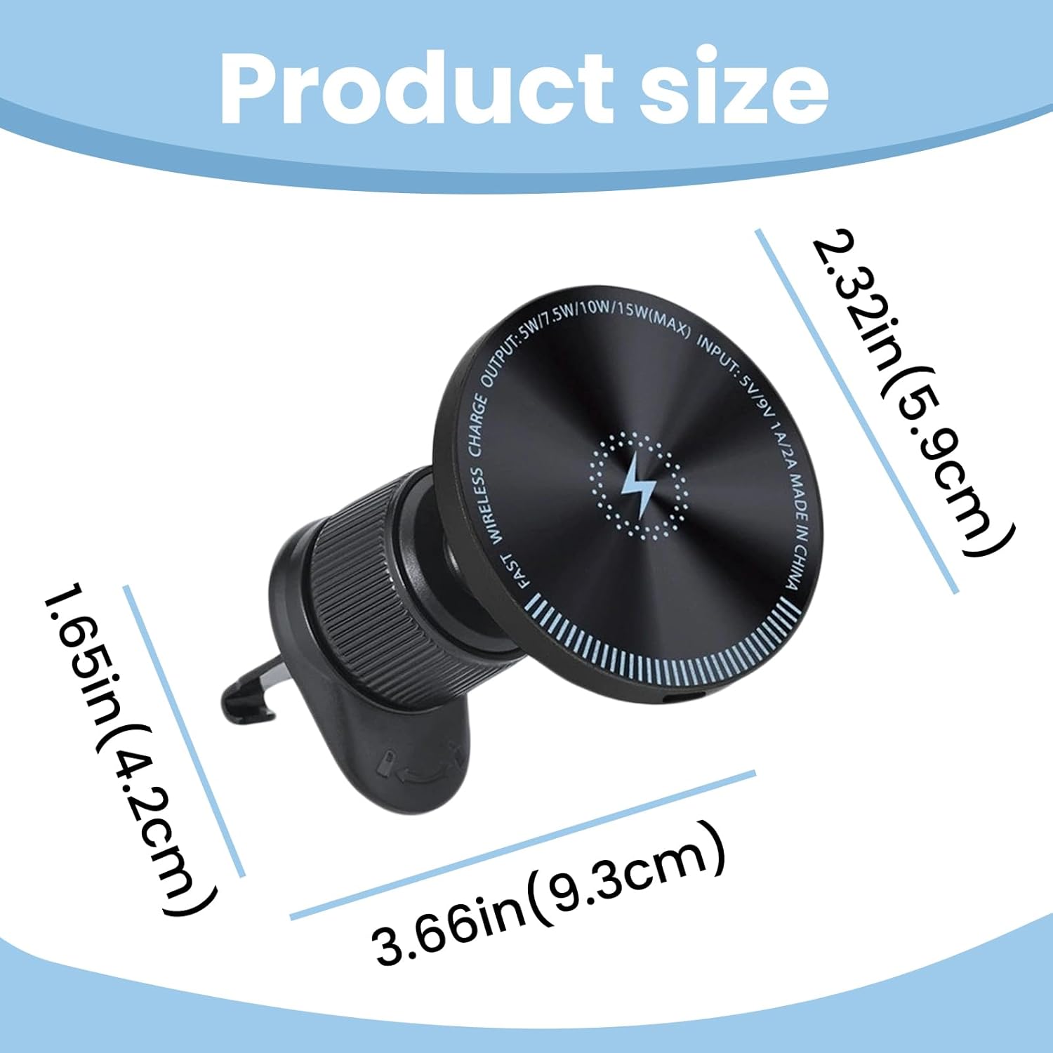 UYUXIO Air Vent Magnetic Wirel - Phone Cooling Fan avis et prix