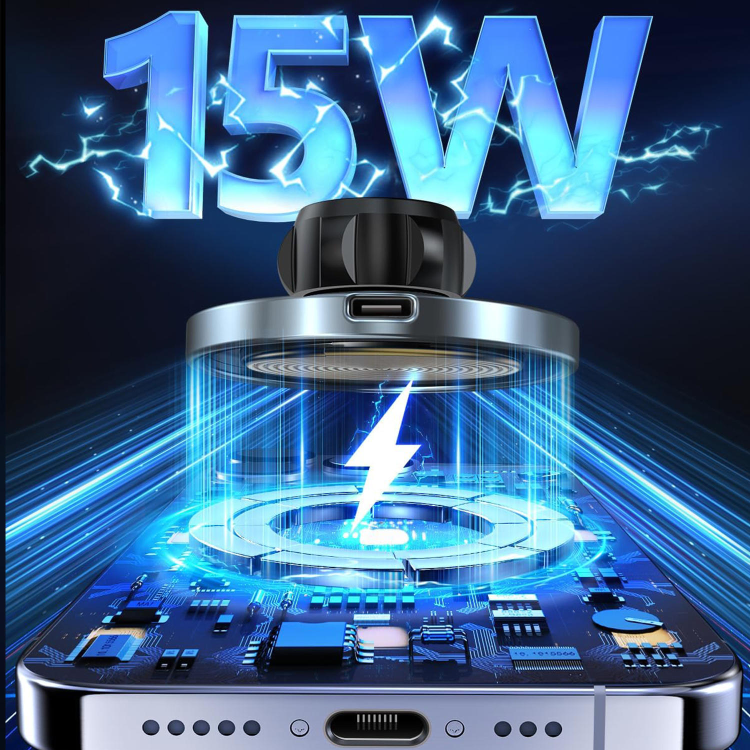 UYUXIO Air Vent Magnetic Wirel - Phone Cooling Fan avis et prix