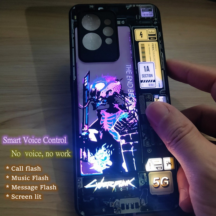 Cyber Style Luminous Phone Cas - Led Flash Case avis et prix