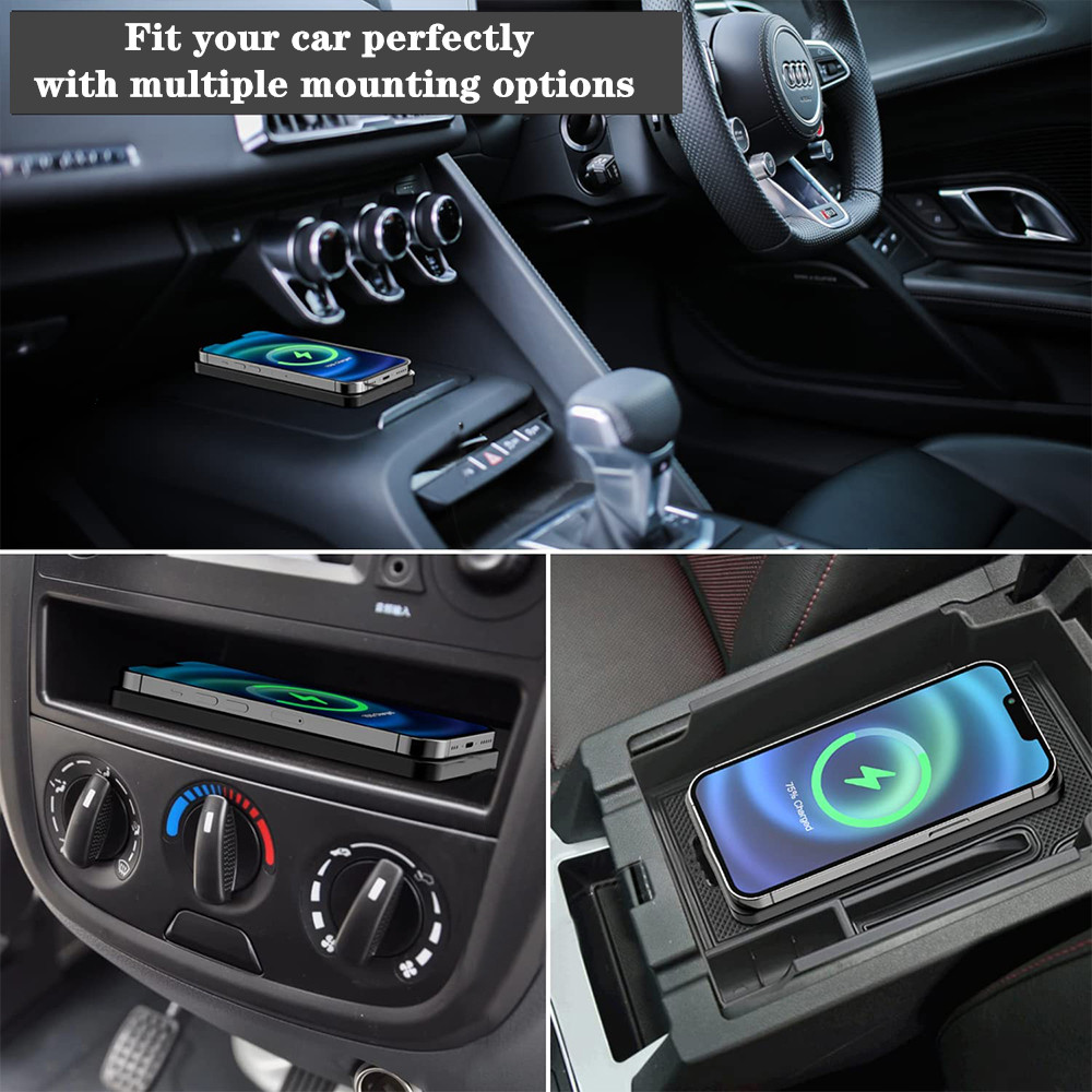 Car Wireless Charger for iPhon - Phone Cooling Fan avis et prix