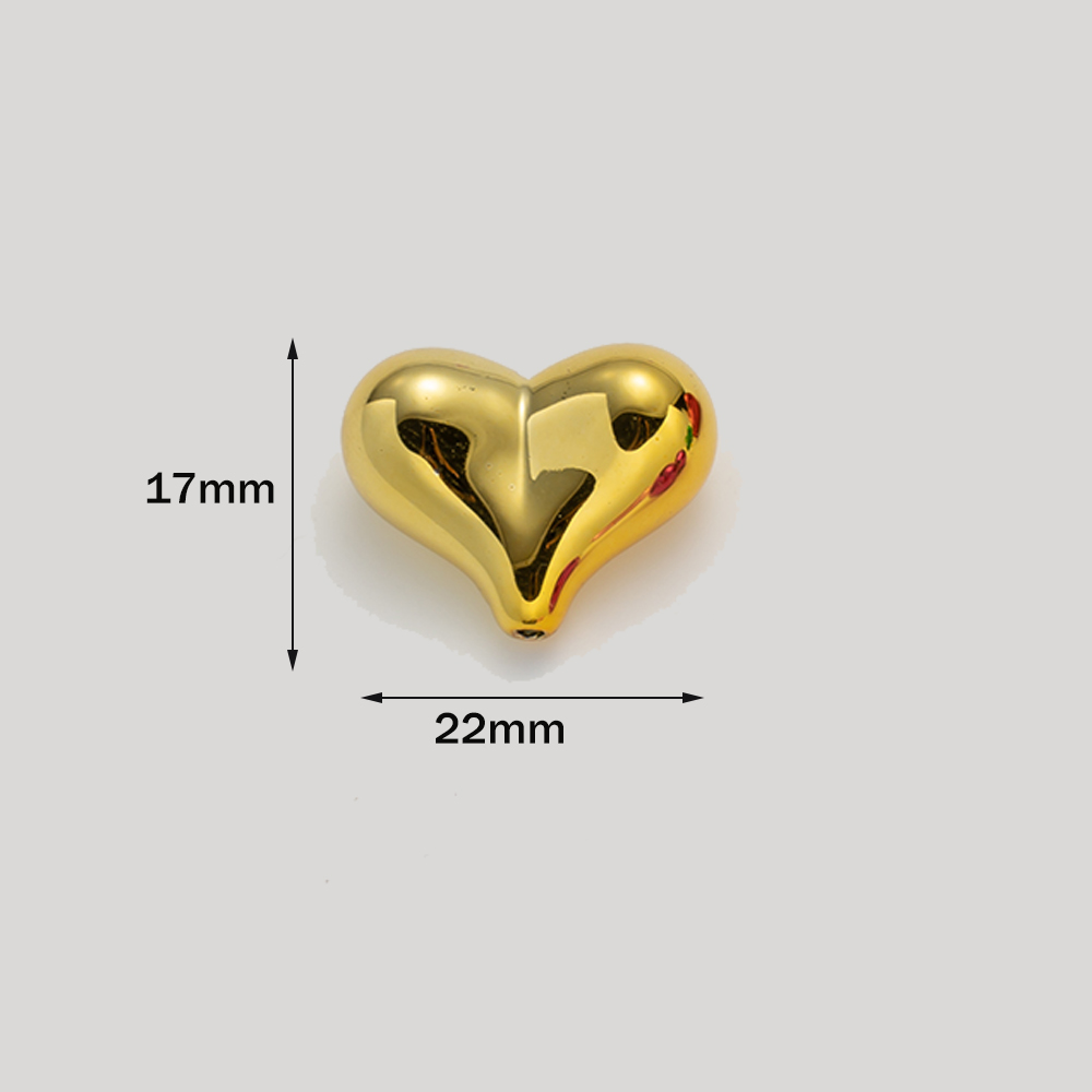 10pcs Colorful Acrylic Heart L - Phone Accessories Jewelry avis et prix