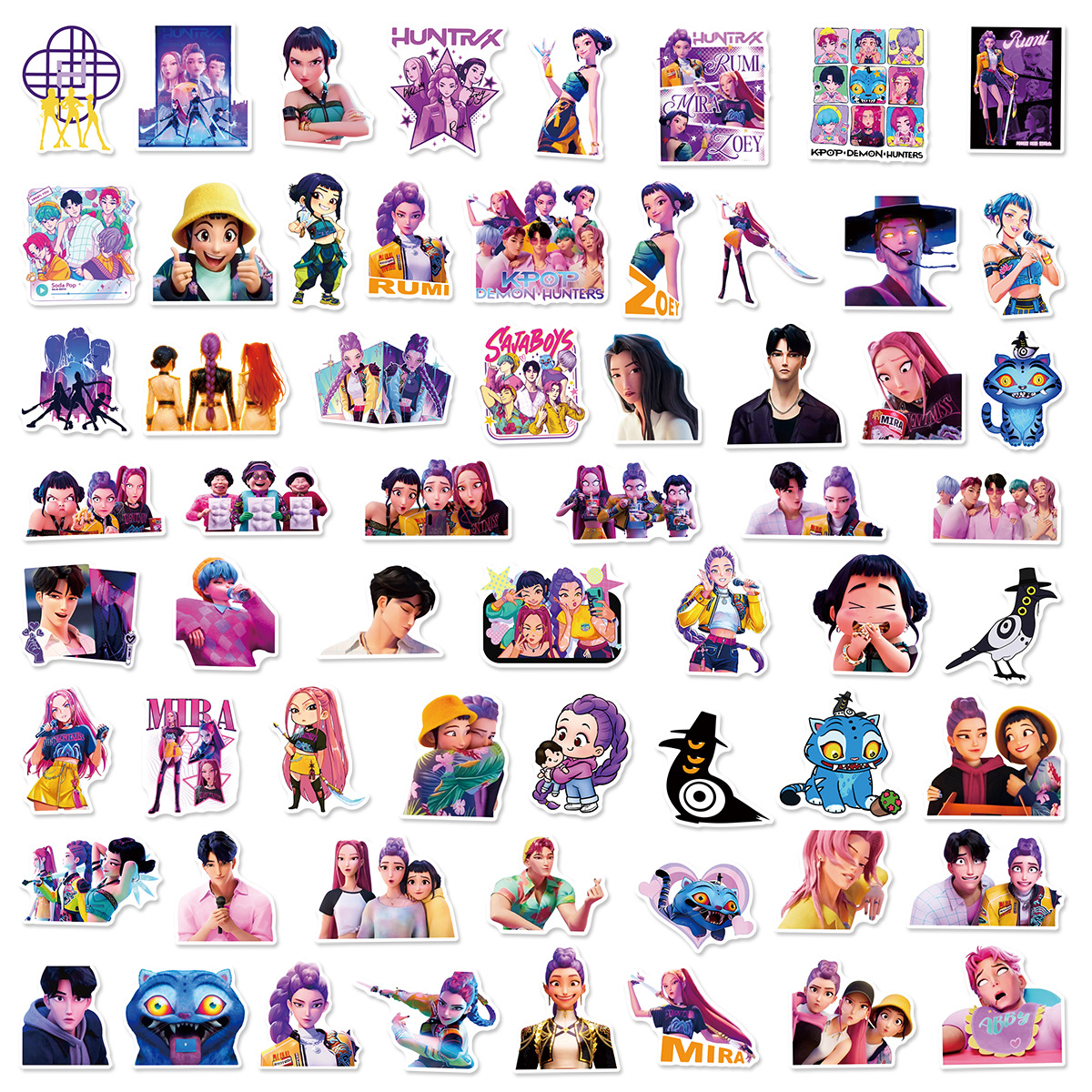 60PCS Cartoon Stickers Y2K Aes - Phone Accessories For Teen Girls avis et prix